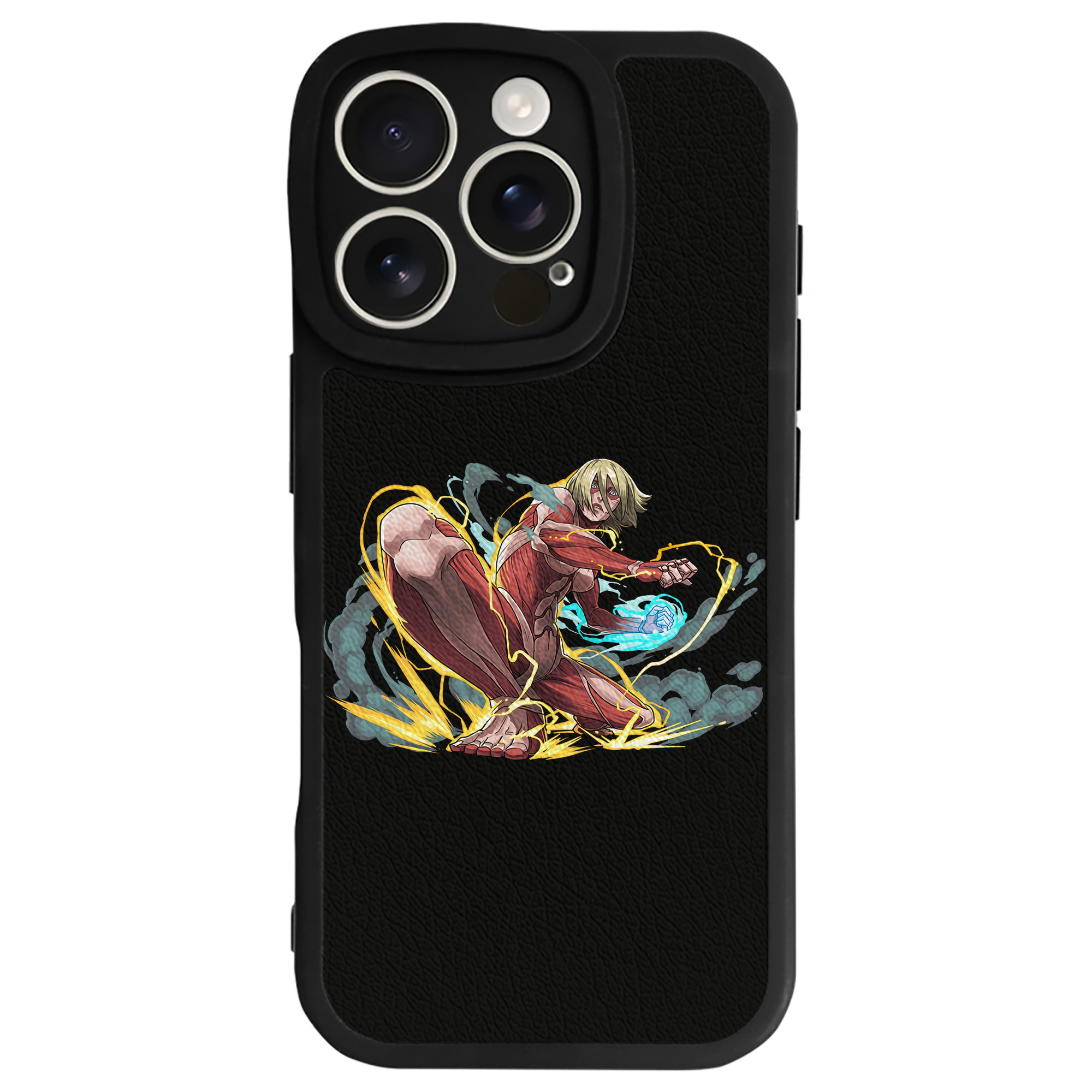 （画像用） 進撃の巨人 Attack on Titan 【iPhone 16シリーズ対応】シリコンスマホケース（レザー調） 材質：シリコン